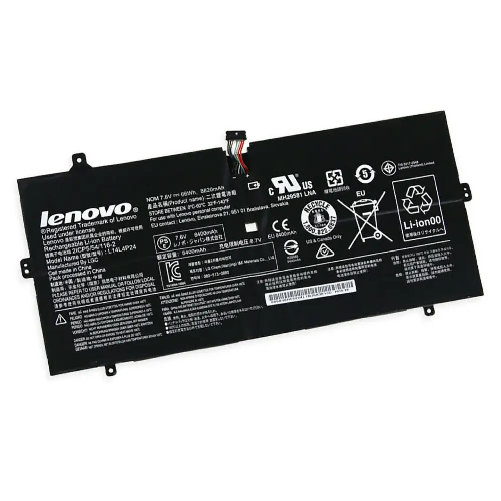 Pin lenovo yoga 900-13isk- 2 cell -lenovo yoga 4 pro, yoga 900-13isk, yoga 900-13ifi, 5b10h43261 l14l4p24 l14m4p24