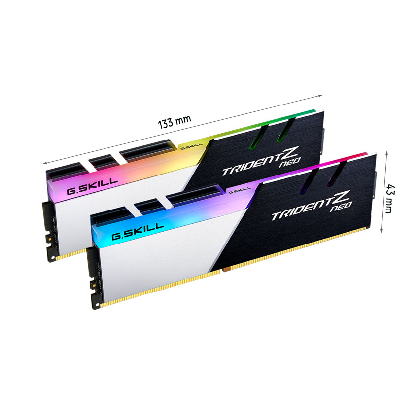 RAM Desktop Gskill Trident Z RGB (F4-3600C18D-64GTZN) 64GB (2x32GB) DDR4 3600MHz