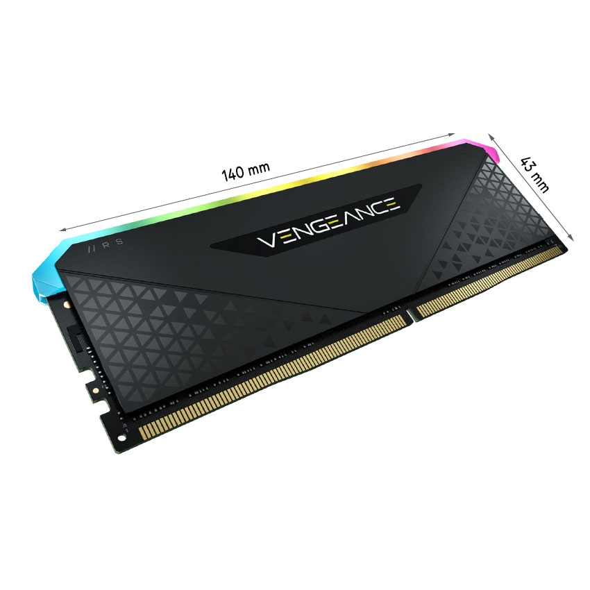 RAM Desktop Corsair Vengeance RGB RS (CMG32GX4M2D3600C18) 32GB (2x16GB) DDR4 3600MHz