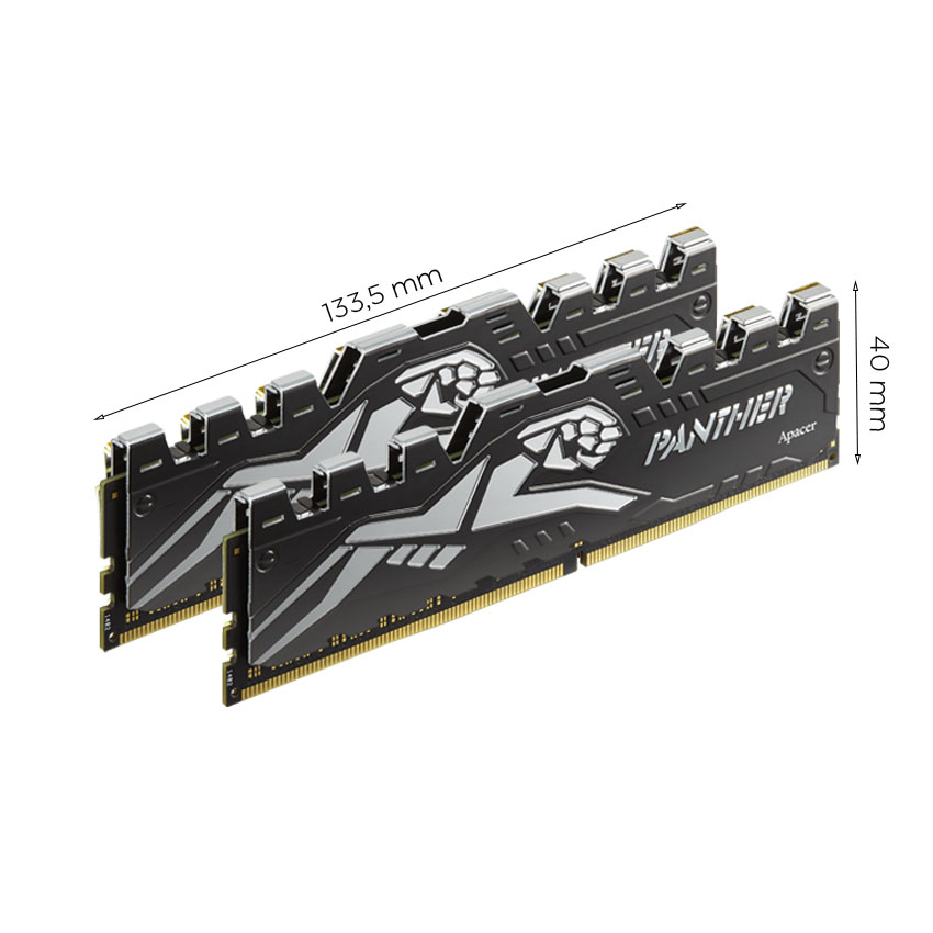 RAM Desktop APCER OC Panther-Golden (AH4U16G32C28Y7GAA-1) 16GB (1x16GB) DDR4 3200MHz