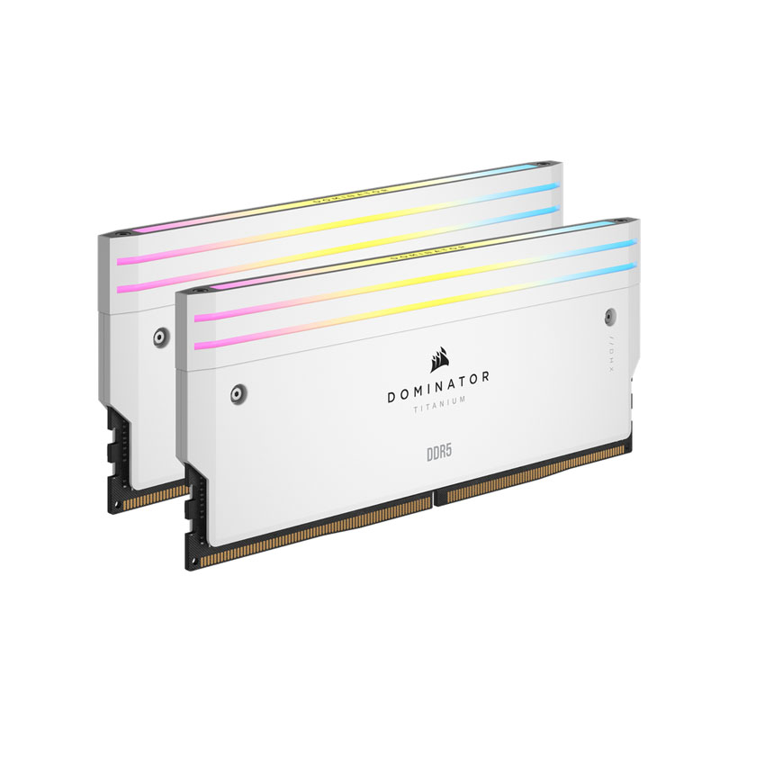 RAM Desktop Corsair DOMINATOR TITANIUM RGB White (CMP32GX5M2B6000C30W) 32GB (2x16GB) DDR5 6000MHz