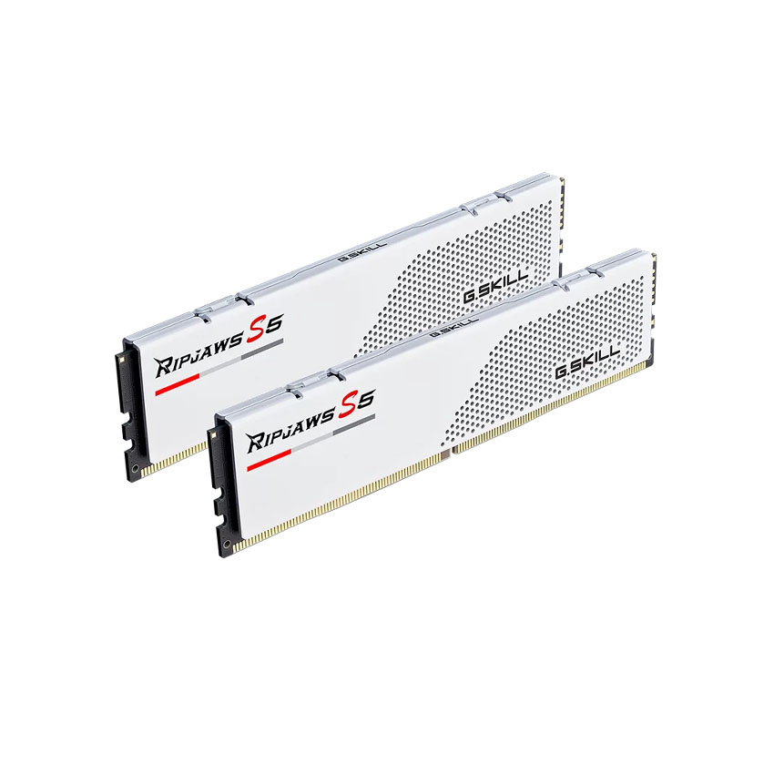 RAM Desktop Gskill RIPJAWS S5 White (FF5-5200J4040A16GX2-RS5W) 32GB (2x16GB) DDR5 5200MHz