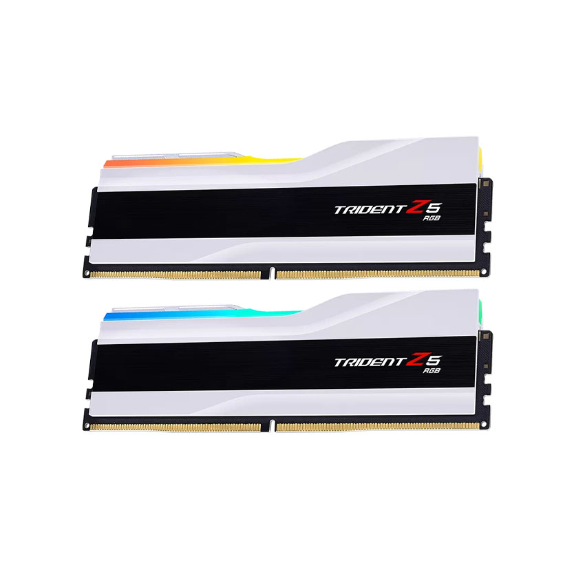 RAM Desktop Gskill Trident Z5 RGB White (F5-6400J3239F48GX2-TZ5RW) 96GB (2x48GB) DDR5 6400MHz