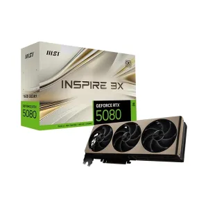VGA MSI GeForce RTX 5080 INSPIRE 3X OC 16GB GDDR7 - Vietitpro.vn