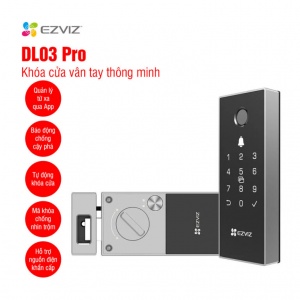 Khóa cửa vân tay thông minh EZVIZ DL03 Pro