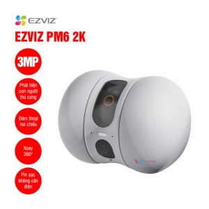 Camera pin sạc, trong nhà EZVIZ PM6 2K