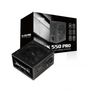 Nguồn máy tính AIGO CK550 PRO 80+ EFICIENCY - 550W (cáp dẹt)