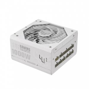 Nguồn Asus TUF Gaming 1000G WHITE - 1000W ( ATX3.0/Pci Gen 5.0 /80 Plus Gold/Full Modular)