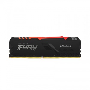 RAM Desktop KINGSTON Fury Beast RGB (KF432C16BBA/8) 8GB (1x8GB) DDR4 3200MHz