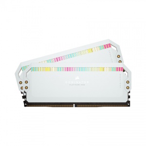 RAM Desktop Corsair Dominator Platinum RGB White (CMT64GX5M2B5600C40W) 64GB (2x32GB) DDR5 5600MHz 