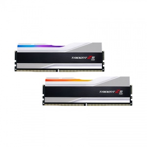 RAM Desktop Gskill Trident Z RGB Silver (F5-6400J3239G16GX2-TZ5RS) 32GB (2x16GB) DDR5 6400MHz