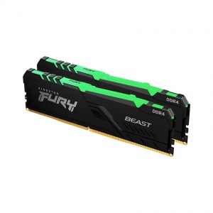 RAM Desktop KINGSTON Fury Beast (KF432C16BB2AK2/16) 16GB (2x8GB) DDR4 3200MHz