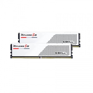 RAM Desktop Gskill RIPJAWS S5 White (FF5-5200J4040A16GX2-RS5W) 32GB (2x16GB) DDR5 5200MHz