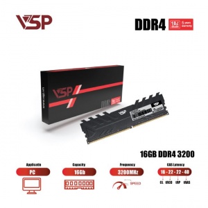 RAM Desktop LEXAR (LD4BU008G-R3200GSXG) 8GB (1x8GB) DDR4 3200MHz