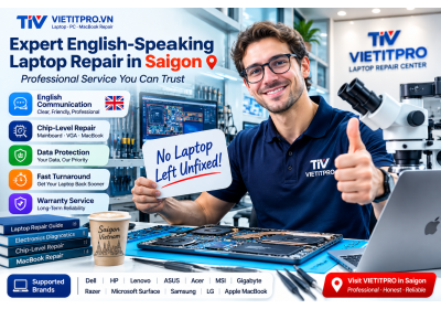 Expert English-Speaking Laptop Repair in Saigon | VIETITPRO