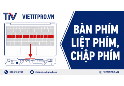 Bàn phím laptop liệt phím, chập phím: Nguyên nhân và cách sửa
