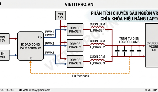 Tin tức: Phân tích VRM trên mainboard laptop: Chìa khóa hiệu năng & độ bền ẩn sau bo mạch